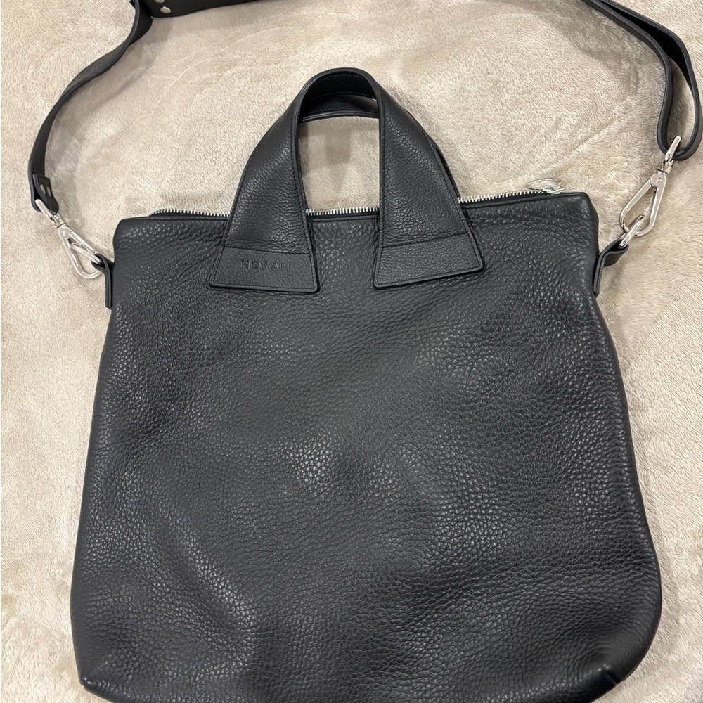 No/An Studio Simo Tote black leather NEW - Picture 14 of 16